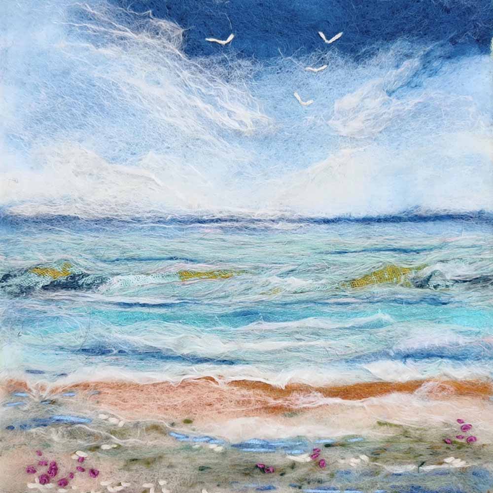 Beach Seascape DIY Felting Craft Kit