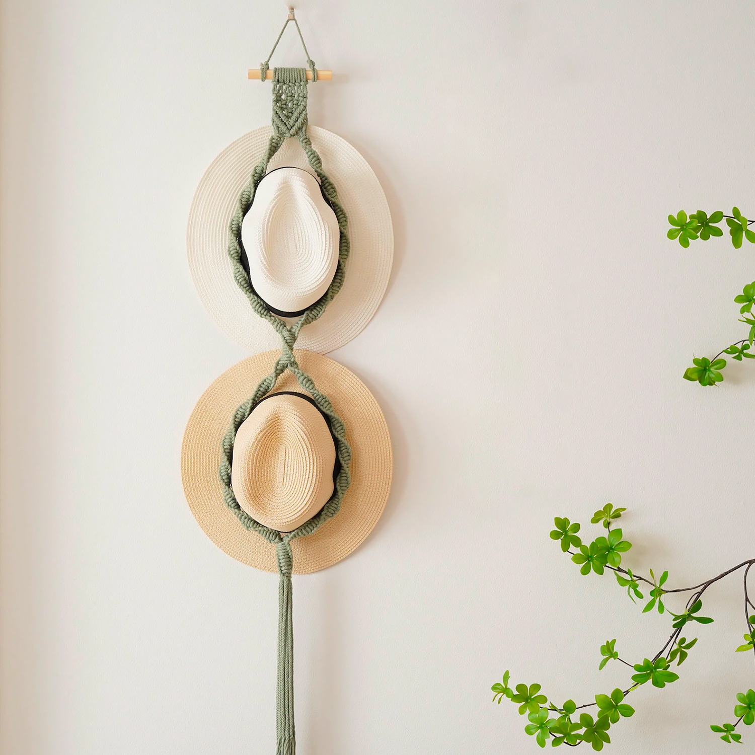 DIY Macrame Hat Holder Kit